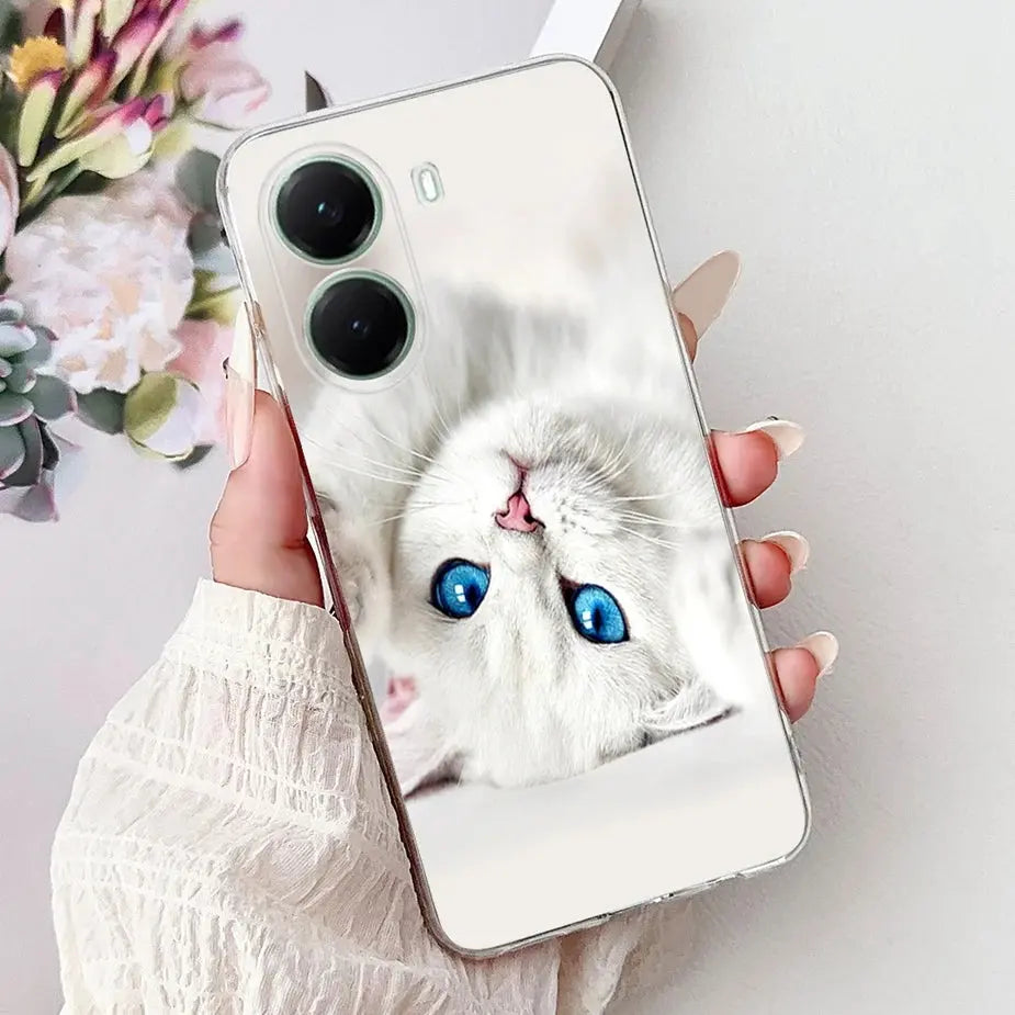 For Xiaomi Poco X7 Pro 5G Case Stylish Painted Cover Clear Silicone Phone Case For Xiaomi Poco X7 PocoX7 Pro X7Pro 5G Soft Shell GreatEagleInc