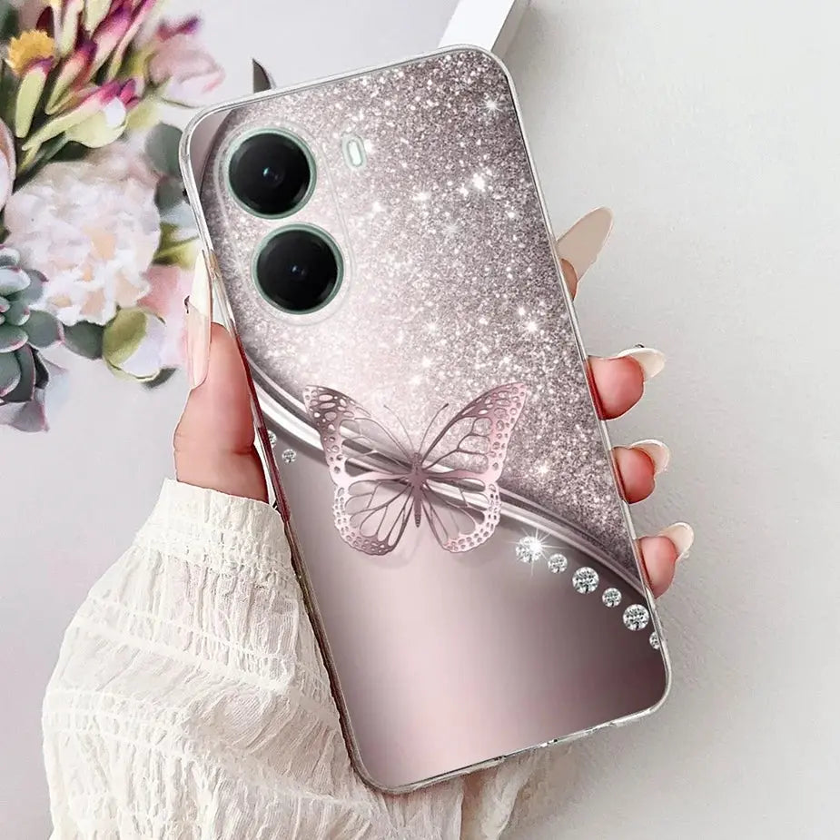 For Xiaomi Poco X7 Pro 5G Case Stylish Painted Cover Clear Silicone Phone Case For Xiaomi Poco X7 PocoX7 Pro X7Pro 5G Soft Shell GreatEagleInc