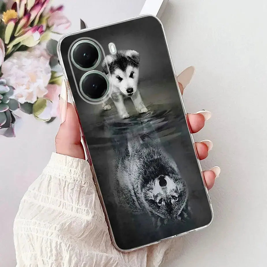 For Xiaomi Poco X7 Pro 5G Case Stylish Painted Cover Clear Silicone Phone Case For Xiaomi Poco X7 PocoX7 Pro X7Pro 5G Soft Shell GreatEagleInc