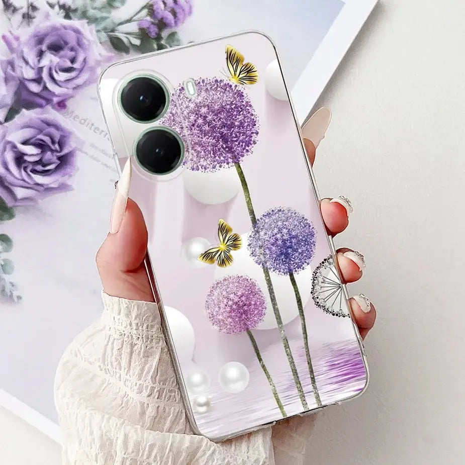 For Xiaomi Poco X7 Pro 5G Case Stylish Painted Cover Clear Silicone Phone Case For Xiaomi Poco X7 PocoX7 Pro X7Pro 5G Soft Shell GreatEagleInc