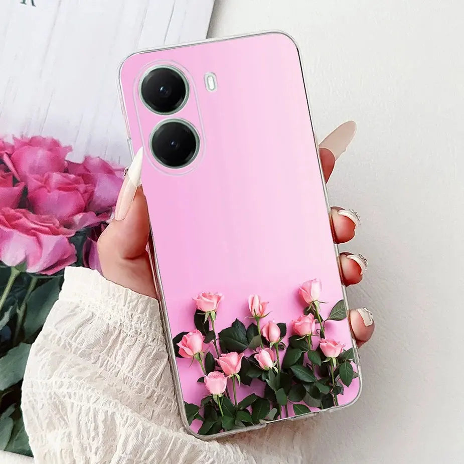For Xiaomi Poco X7 Pro 5G Case Stylish Painted Cover Clear Silicone Phone Case For Xiaomi Poco X7 PocoX7 Pro X7Pro 5G Soft Shell GreatEagleInc