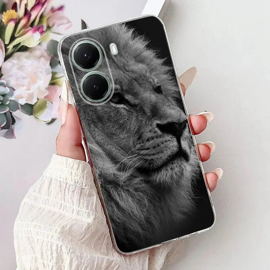 For Xiaomi Poco X7 Pro 5G Case Stylish Painted Cover Clear Silicone Phone Case For Xiaomi Poco X7 PocoX7 Pro X7Pro 5G Soft Shell GreatEagleInc