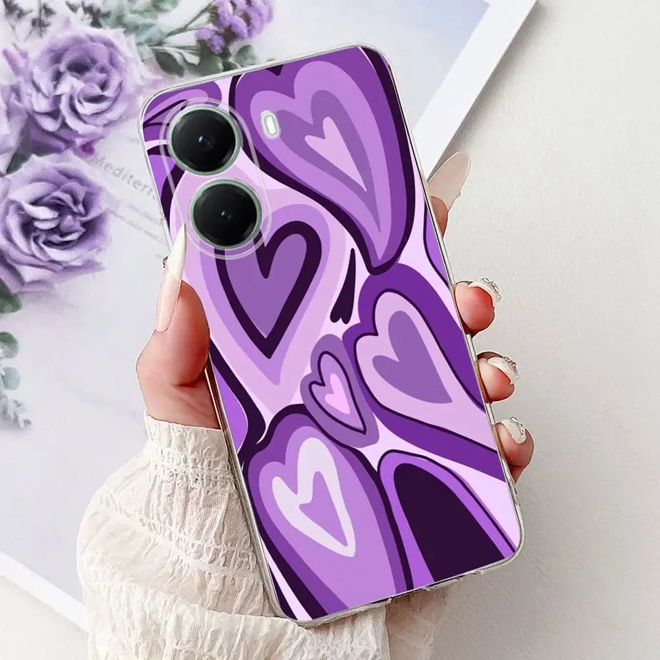 For Xiaomi Poco X7 Pro 5G Case Stylish Painted Cover Clear Silicone Phone Case For Xiaomi Poco X7 PocoX7 Pro X7Pro 5G Soft Shell GreatEagleInc