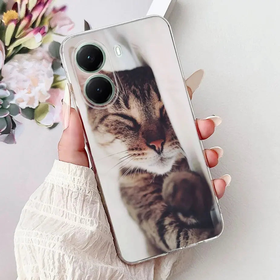 For Xiaomi Poco X7 Pro 5G Case Stylish Painted Cover Clear Silicone Phone Case For Xiaomi Poco X7 PocoX7 Pro X7Pro 5G Soft Shell GreatEagleInc