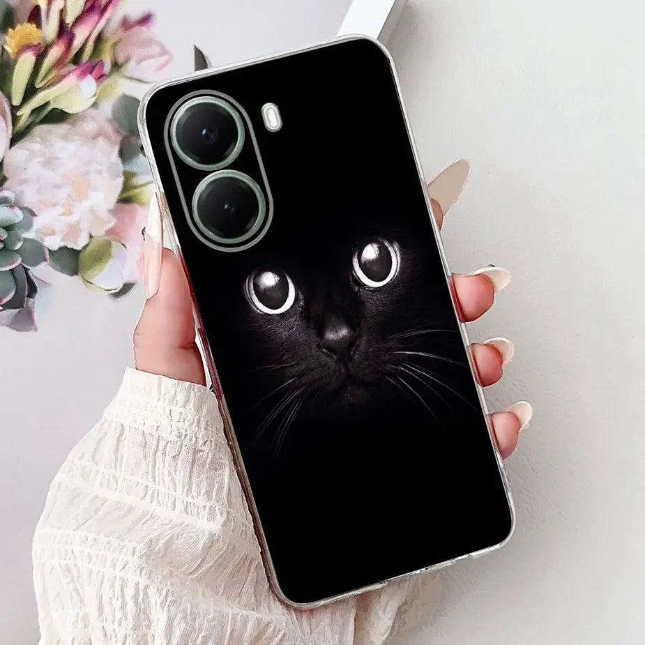 For Xiaomi Poco X7 Pro 5G Case Stylish Painted Cover Clear Silicone Phone Case For Xiaomi Poco X7 PocoX7 Pro X7Pro 5G Soft Shell GreatEagleInc