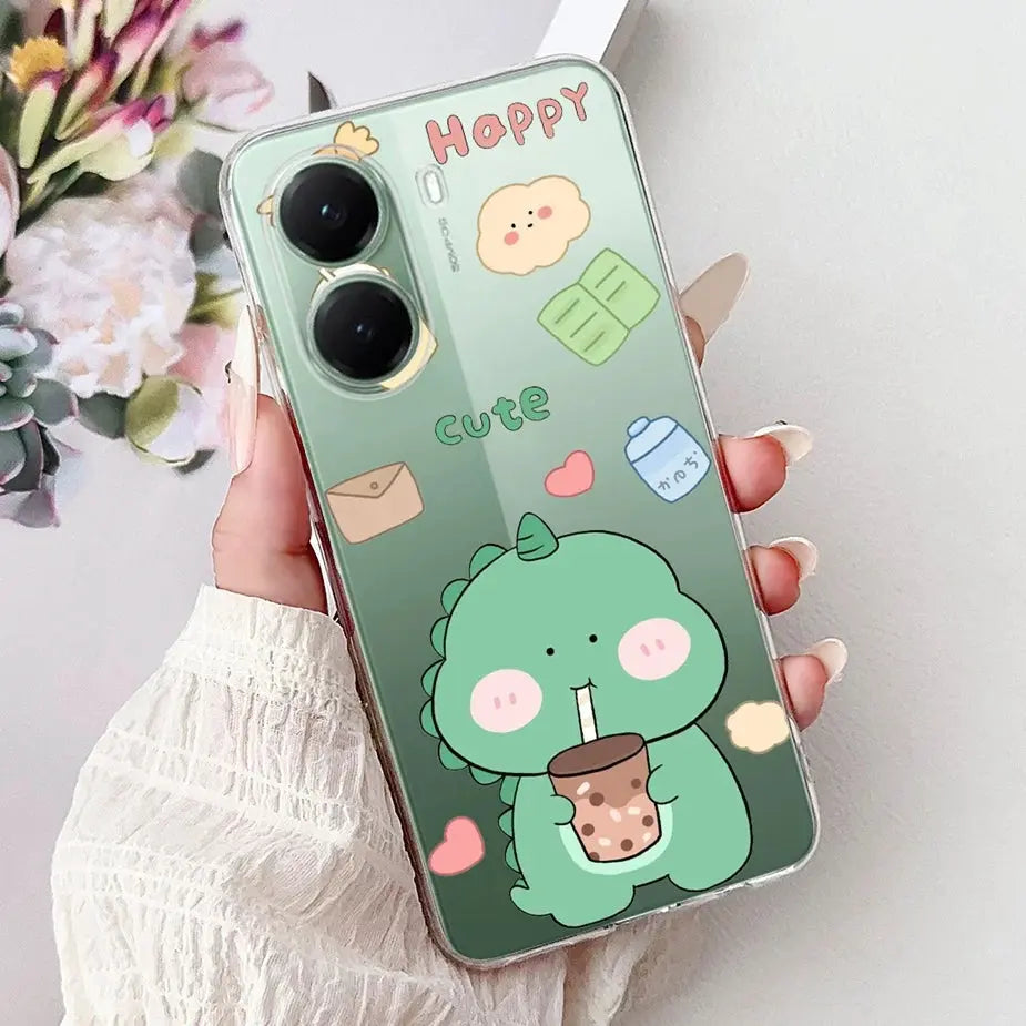 For Xiaomi Poco X7 Pro 5G Case Stylish Painted Cover Clear Silicone Phone Case For Xiaomi Poco X7 PocoX7 Pro X7Pro 5G Soft Shell GreatEagleInc