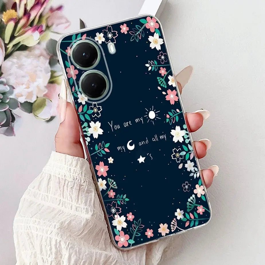 For Xiaomi Poco X7 Pro 5G Case Stylish Painted Cover Clear Silicone Phone Case For Xiaomi Poco X7 PocoX7 Pro X7Pro 5G Soft Shell GreatEagleInc
