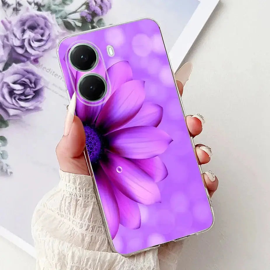 For Xiaomi Poco X7 Pro 5G Case Stylish Painted Cover Clear Silicone Phone Case For Xiaomi Poco X7 PocoX7 Pro X7Pro 5G Soft Shell GreatEagleInc