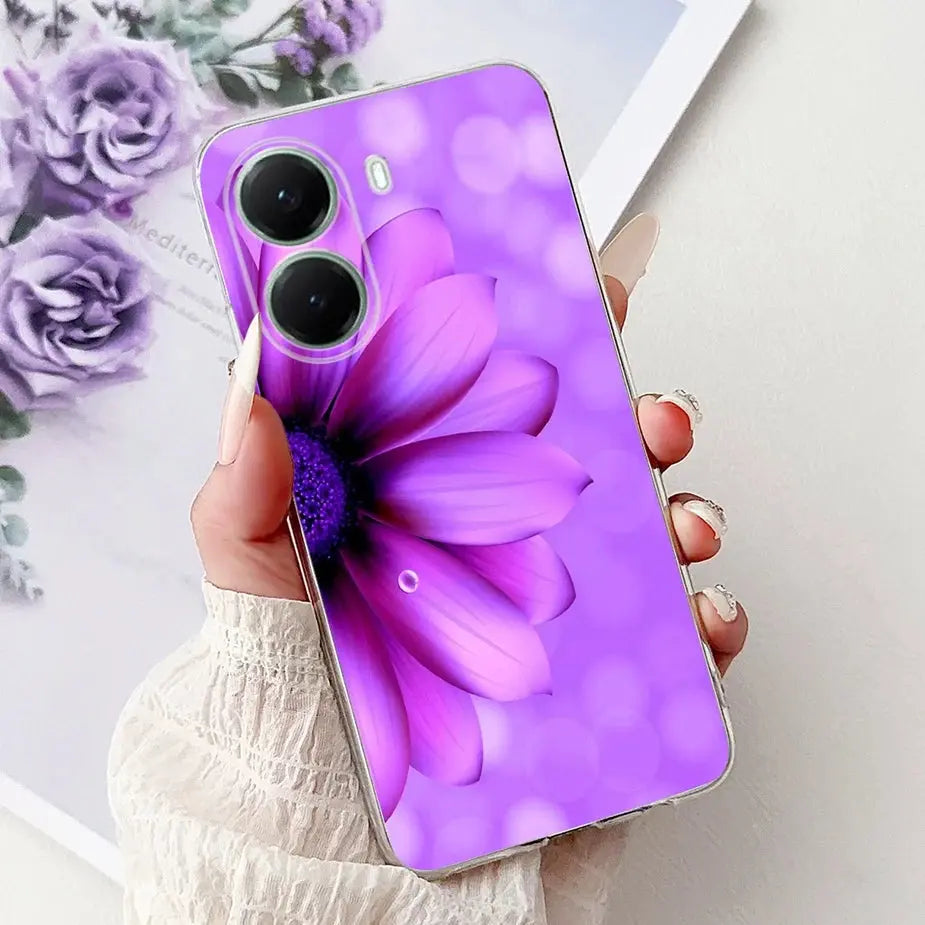 For Xiaomi Poco X7 Pro 5G Case Stylish Painted Cover Clear Silicone Phone Case For Xiaomi Poco X7 PocoX7 Pro X7Pro 5G Soft Shell GreatEagleInc