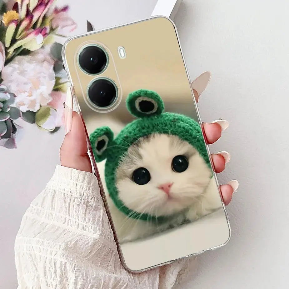 For Xiaomi Poco X7 Pro 5G Case Stylish Painted Cover Clear Silicone Phone Case For Xiaomi Poco X7 PocoX7 Pro X7Pro 5G Soft Shell GreatEagleInc