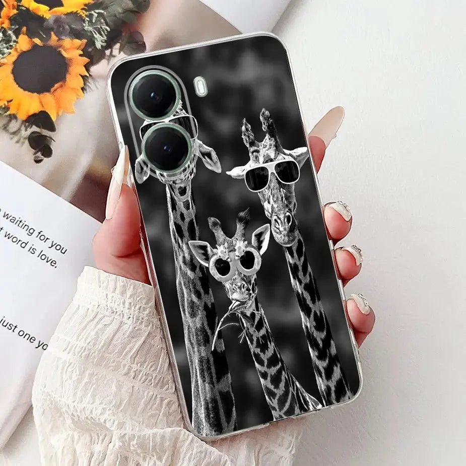 For Xiaomi Poco X7 Pro 5G Case Stylish Painted Cover Clear Silicone Phone Case For Xiaomi Poco X7 PocoX7 Pro X7Pro 5G Soft Shell GreatEagleInc