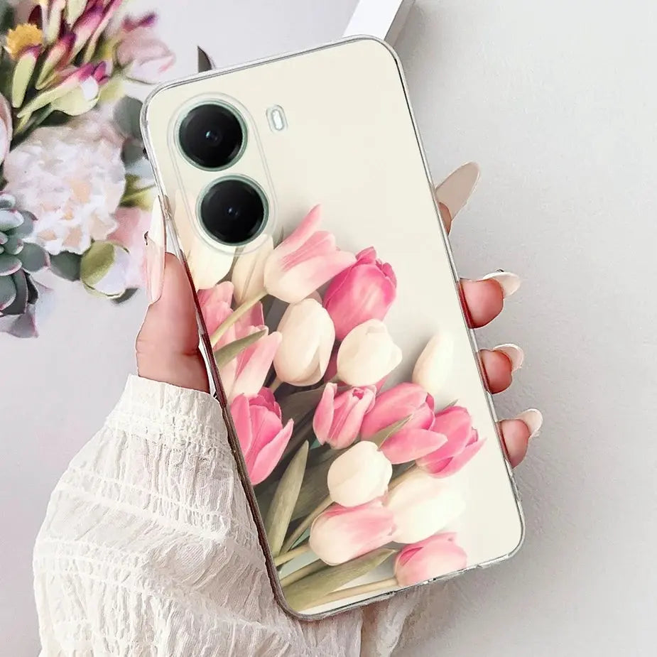 For Xiaomi Poco X7 Pro 5G Case Stylish Painted Cover Clear Silicone Phone Case For Xiaomi Poco X7 PocoX7 Pro X7Pro 5G Soft Shell GreatEagleInc