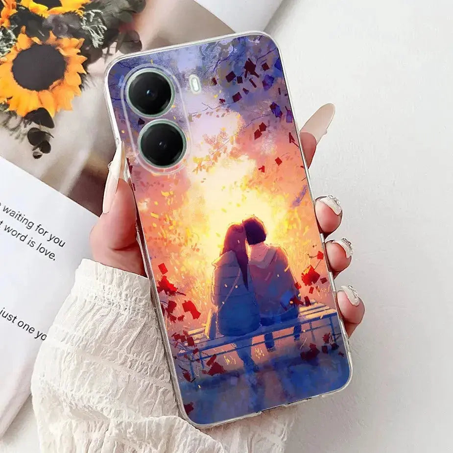 For Xiaomi Poco X7 Pro 5G Case Stylish Painted Cover Clear Silicone Phone Case For Xiaomi Poco X7 PocoX7 Pro X7Pro 5G Soft Shell GreatEagleInc