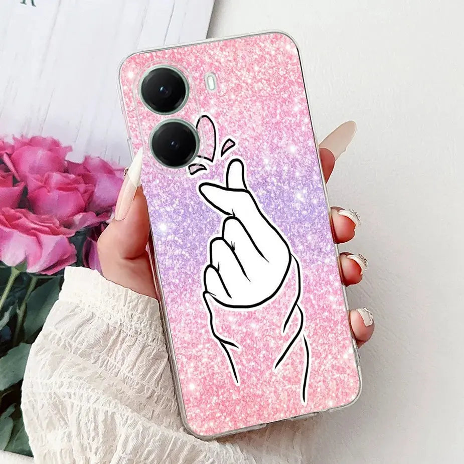 For Xiaomi Poco X7 Pro 5G Case Stylish Painted Cover Clear Silicone Phone Case For Xiaomi Poco X7 PocoX7 Pro X7Pro 5G Soft Shell GreatEagleInc