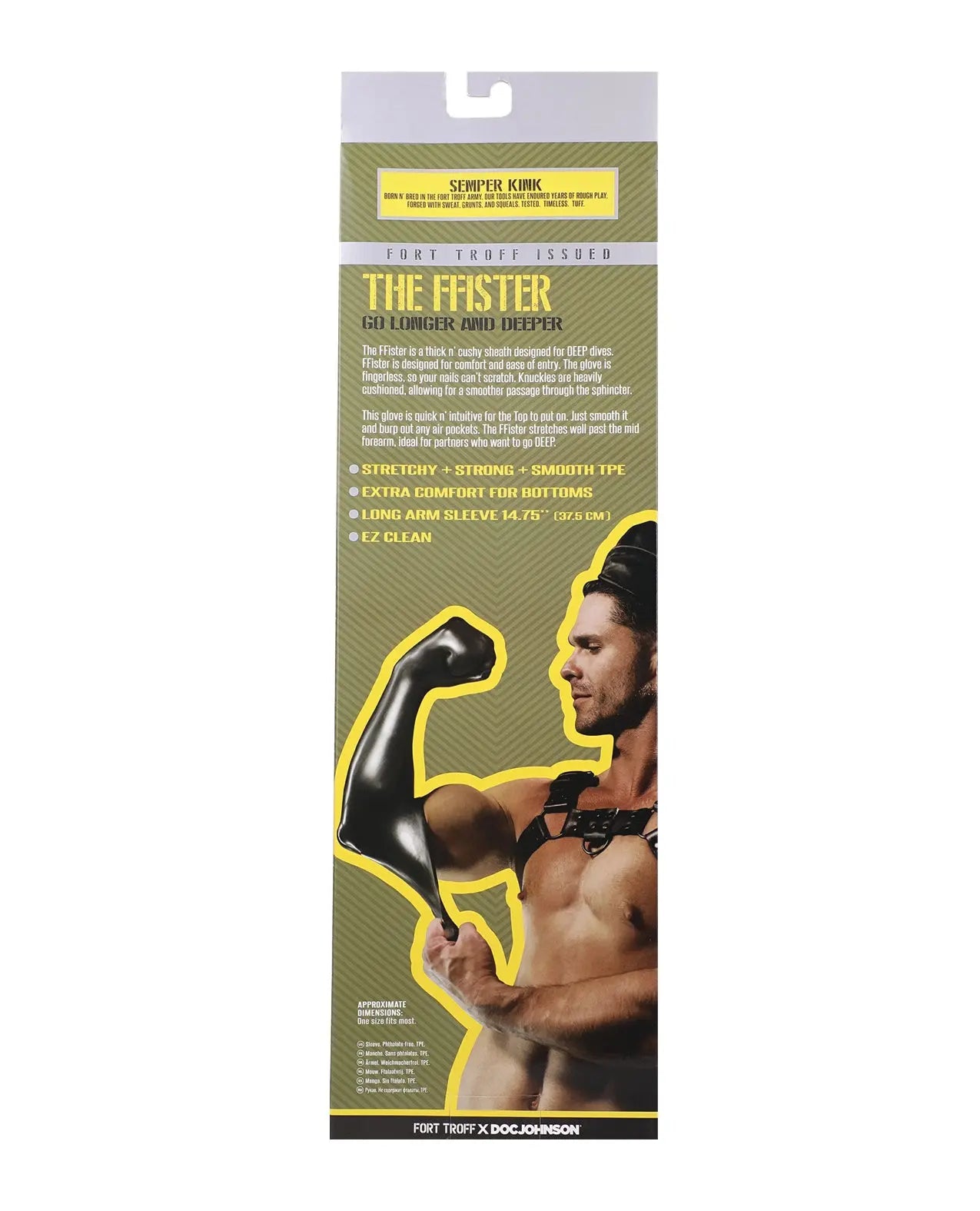 Fort Troff FFister Sleeve - Black Doc Johnson