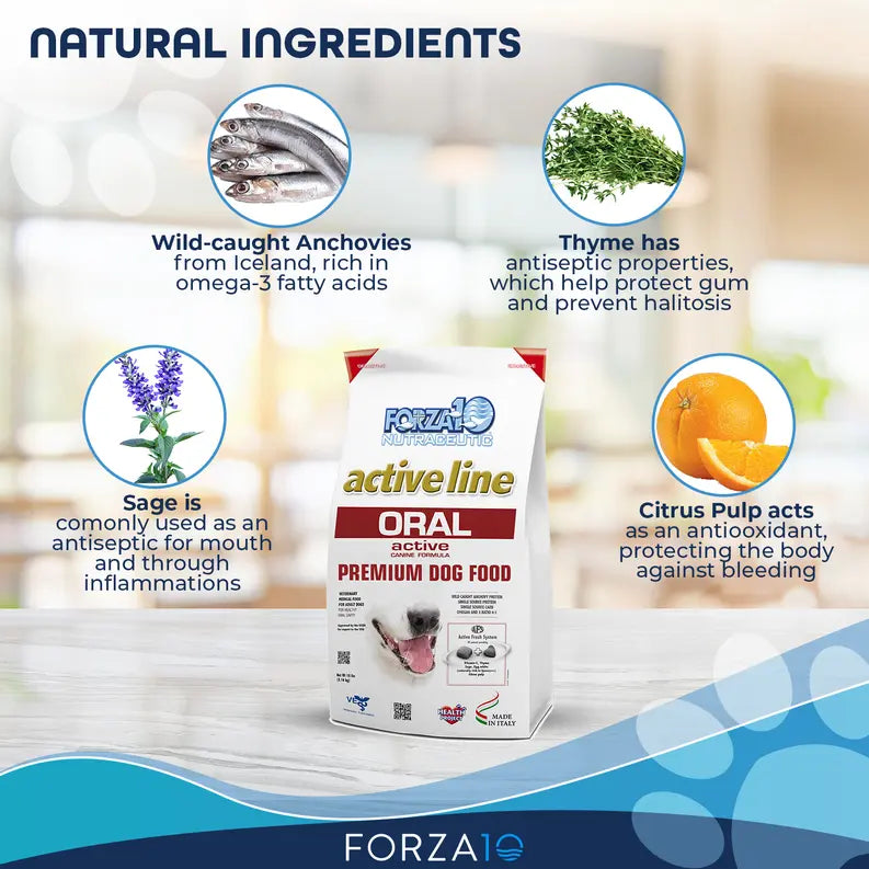 Forza10 Active Oral Support Diet Dry Dog Food Forza10