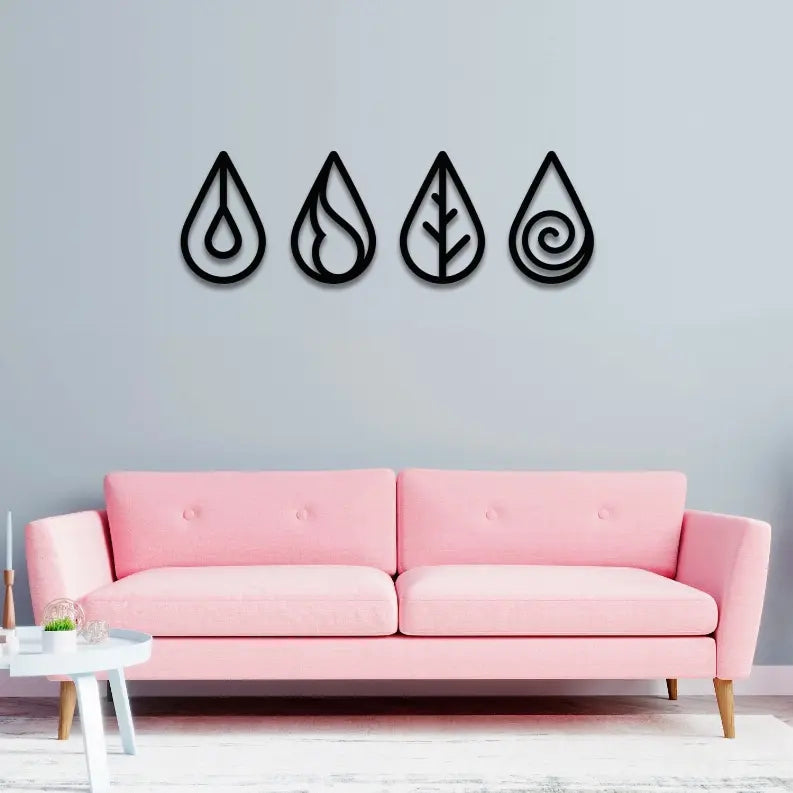 Four Elements Metal Wall Art Monique Store