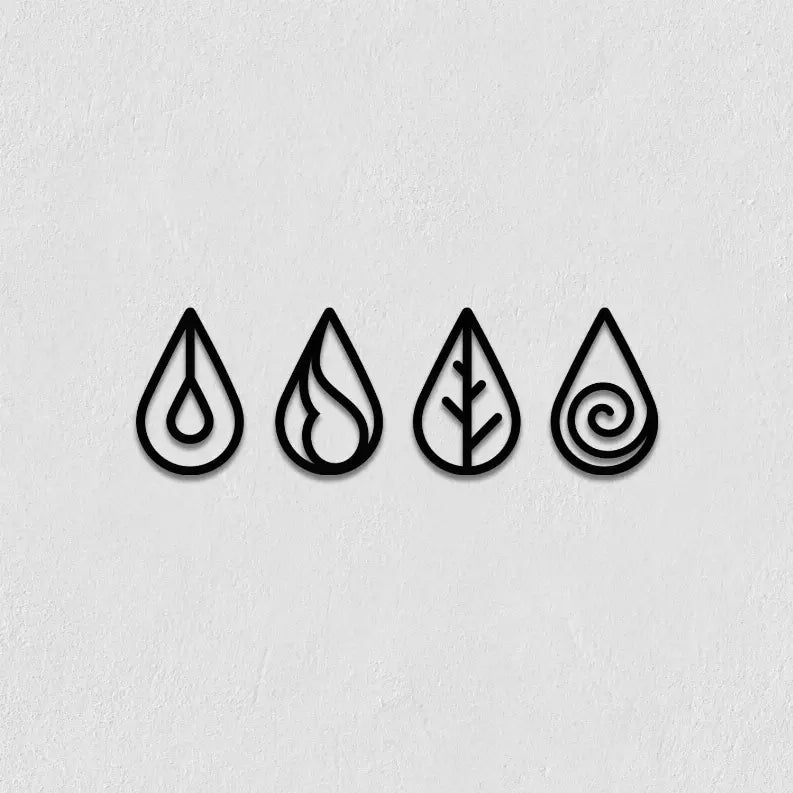 Four Elements Metal Wall Art Monique Store