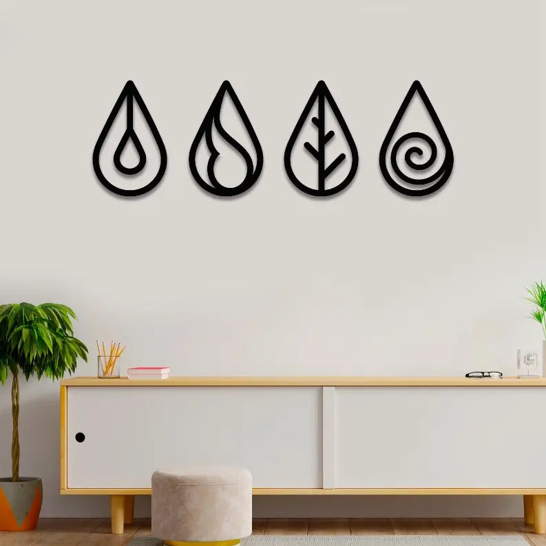 Four Elements Metal Wall Art Monique Store