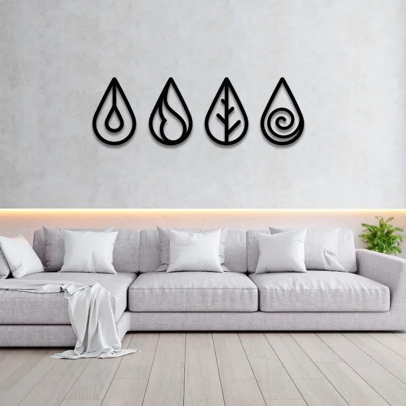 Four Elements Metal Wall Art Monique Store