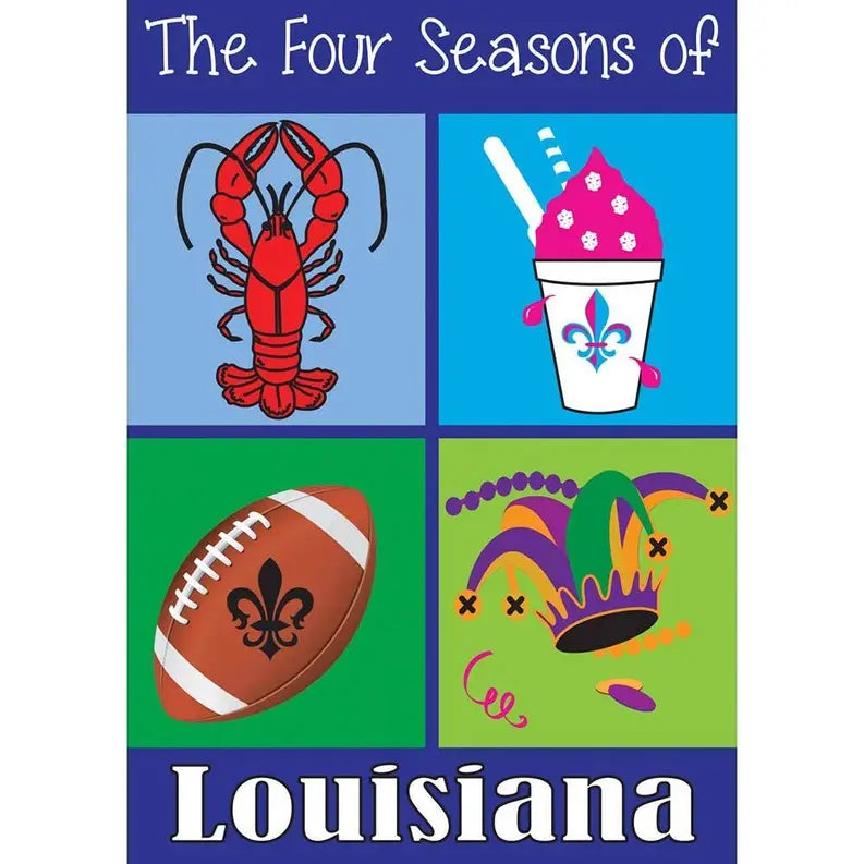 Four Season Of Louisiana Flag Dicksons Inc