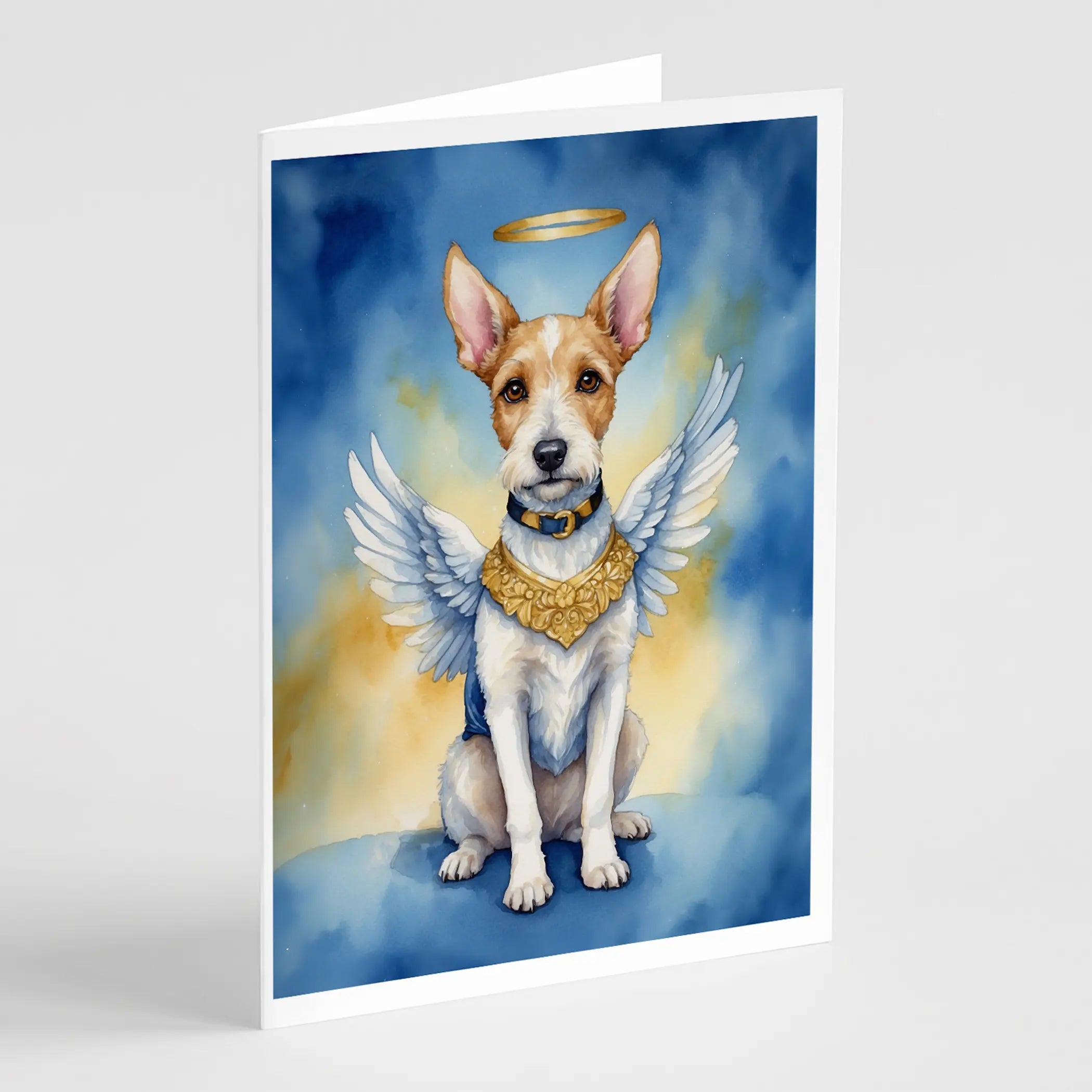 Fox Terrier My Angel Greeting Cards Pack of 8 Caroline's Treasures