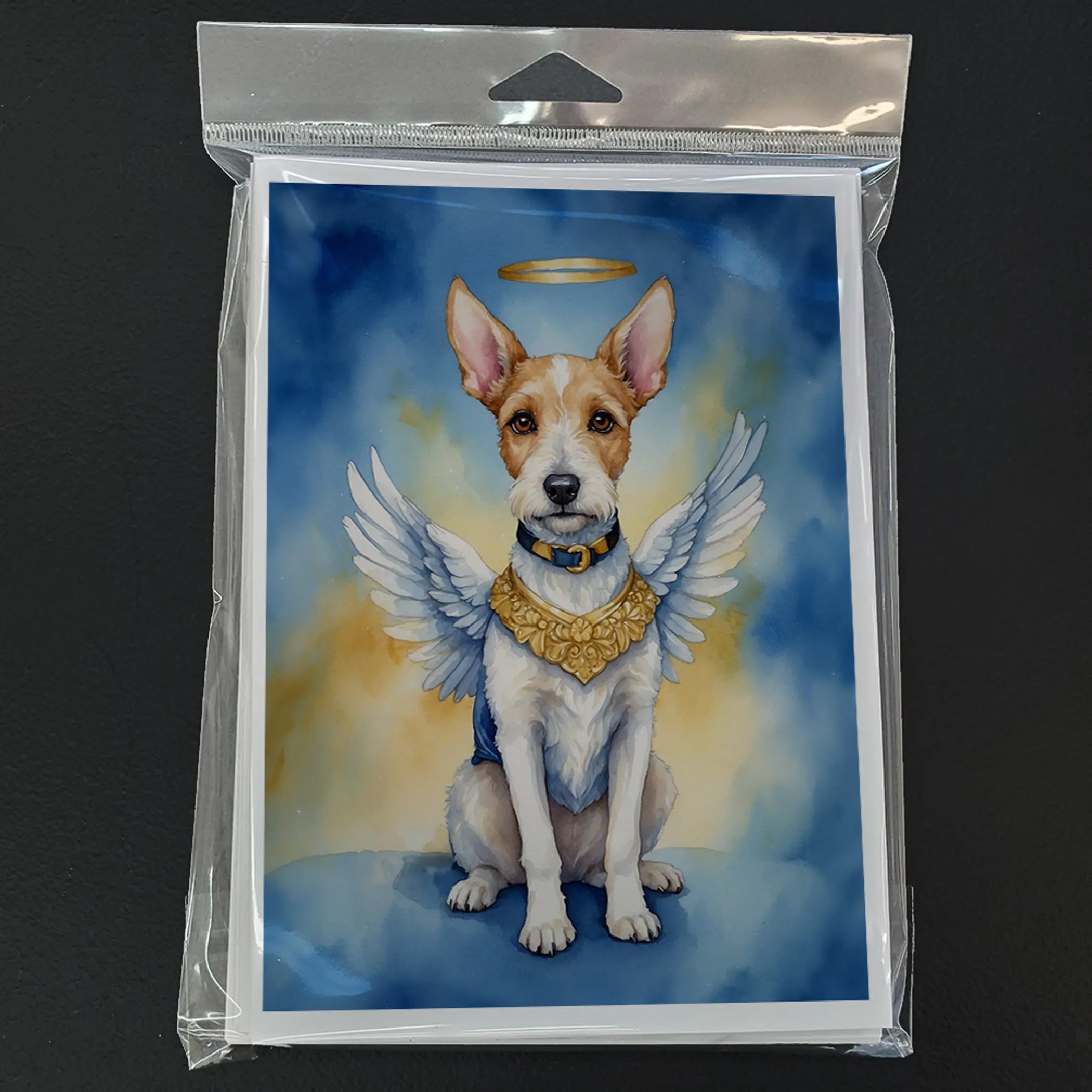Fox Terrier My Angel Greeting Cards Pack of 8 Caroline's Treasures