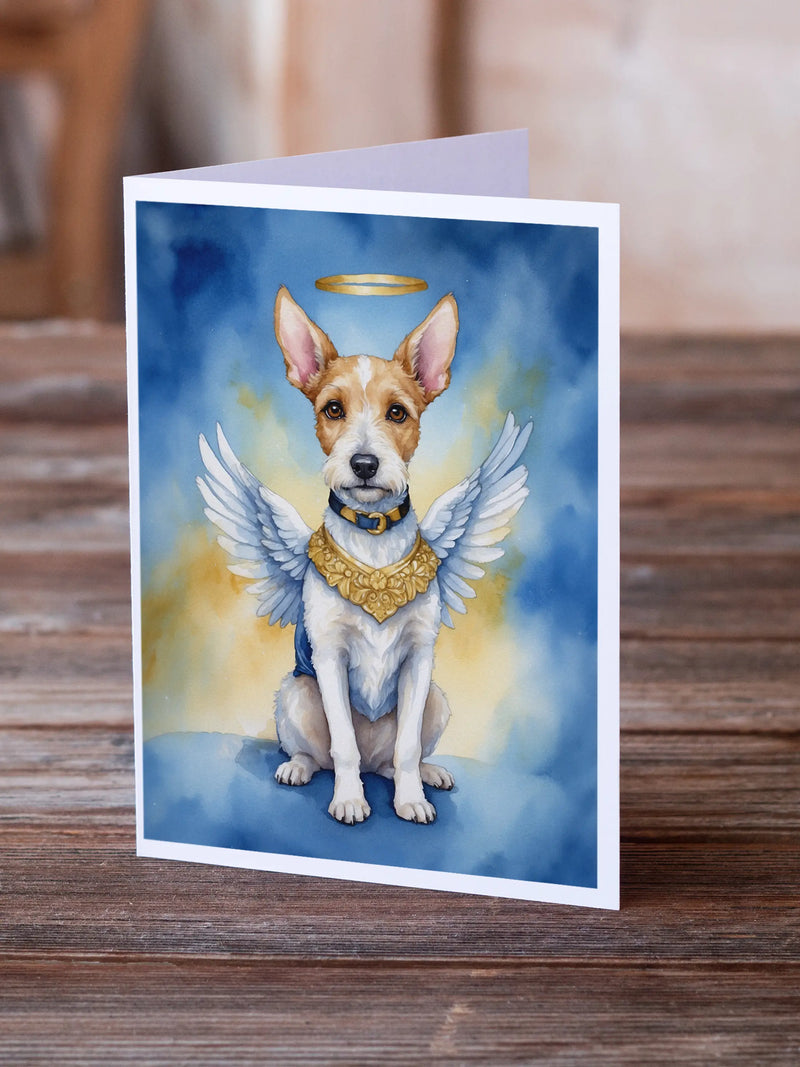 Fox Terrier My Angel Greeting Cards Pack of 8 Caroline's Treasures