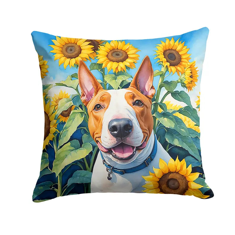 Fox Terrier in Sunflowers Pair of Pot Holders Caroline's Treasures