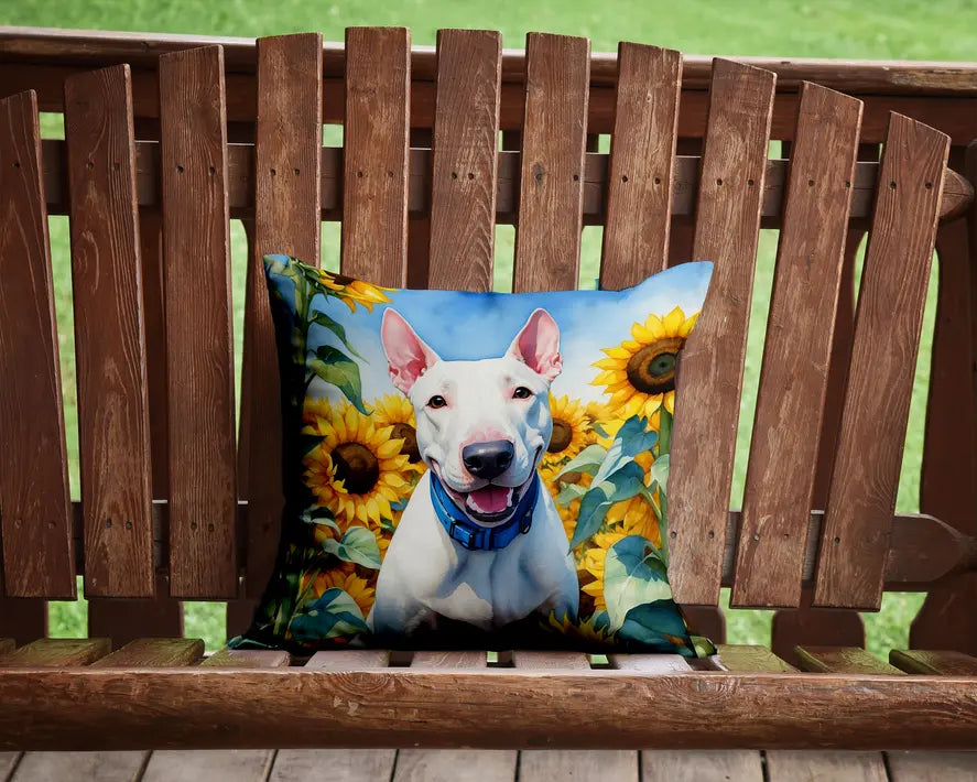 Fox Terrier in Sunflowers Pair of Pot Holders Caroline's Treasures