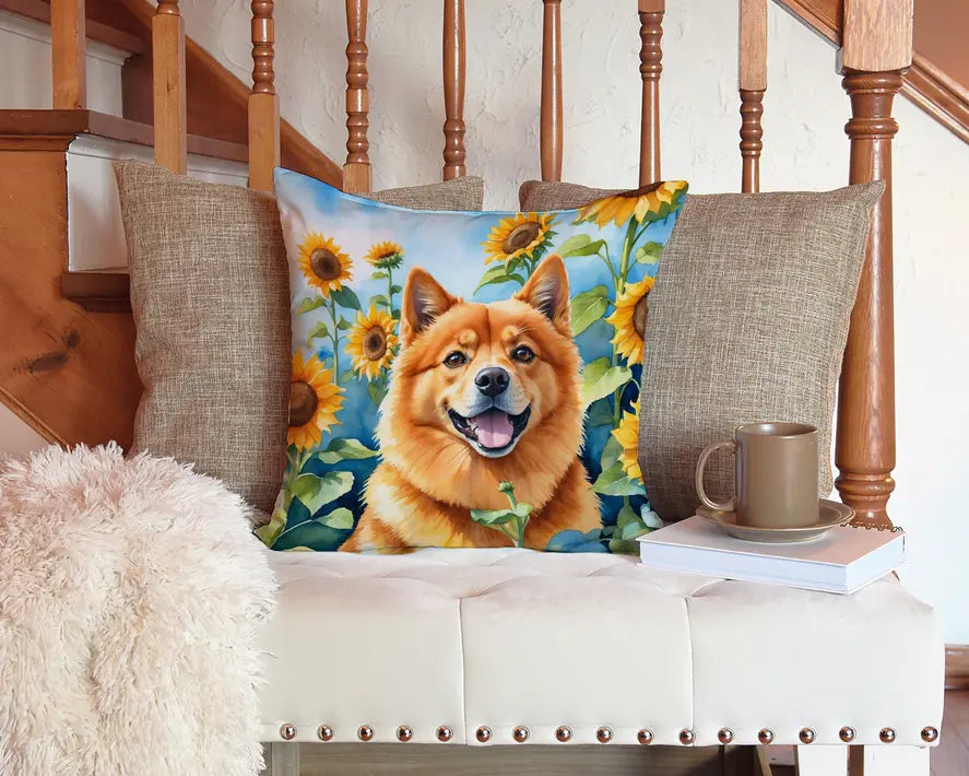 Fox Terrier in Sunflowers Pair of Pot Holders Caroline's Treasures