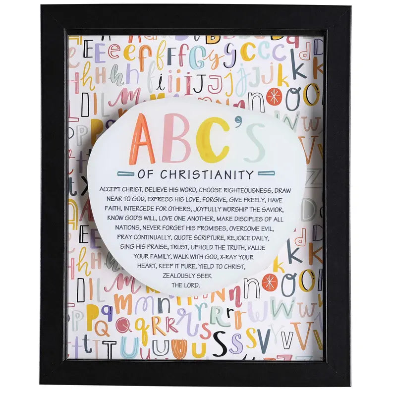 Framed Art ABC Of Christianity 8x10 Dicksons Inc