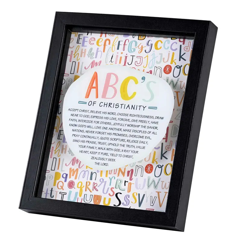 Framed Art ABC Of Christianity 8x10 Dicksons Inc