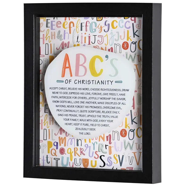 Framed Art ABC Of Christianity 8x10 Dicksons Inc