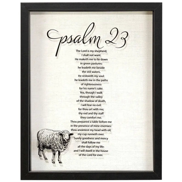 Framed Art Lord Is Shepherd Ps 23 Dicksons Inc
