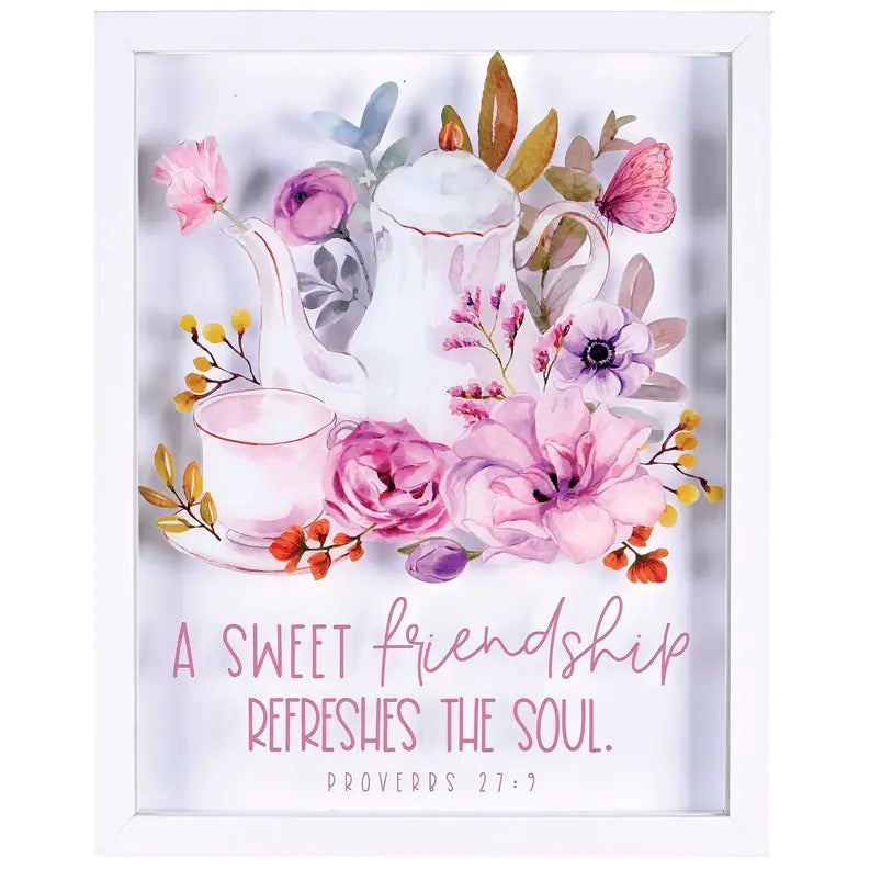 Framed Wall Art A Sweet Friendship 11x14 Dicksons Inc