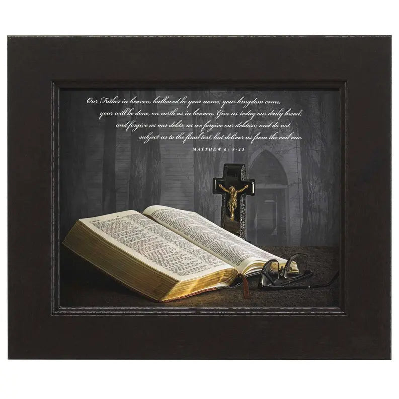 Framed Wall Art Bible Our Father Heaven Dicksons Inc