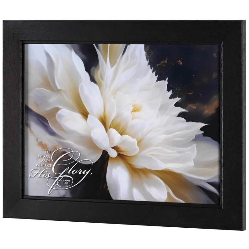 Framed Wall Art His Glory Is. 6:3 16x12 Dicksons Inc