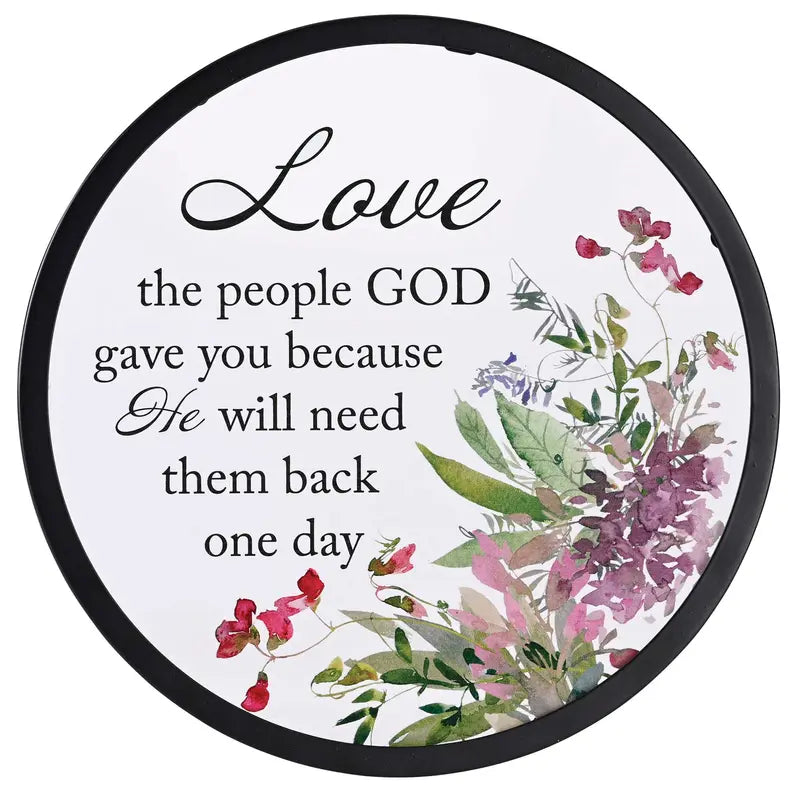 Framed Wall Art Love The People God Gave Dicksons Inc