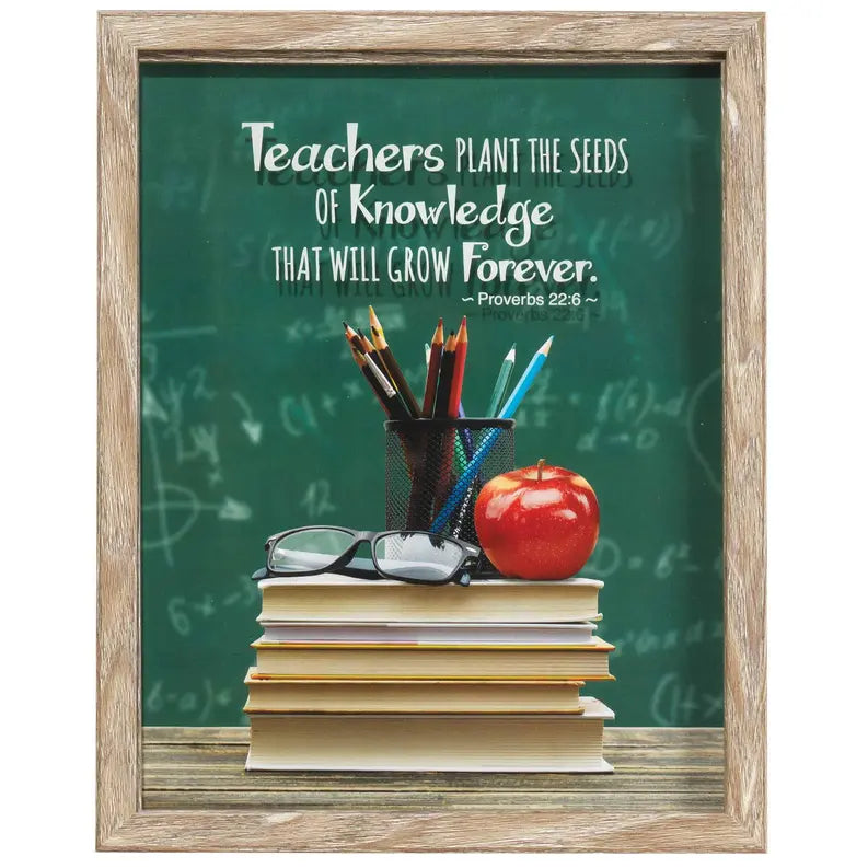 Framed Wall Art Teachers Plant The Seed Dicksons Inc