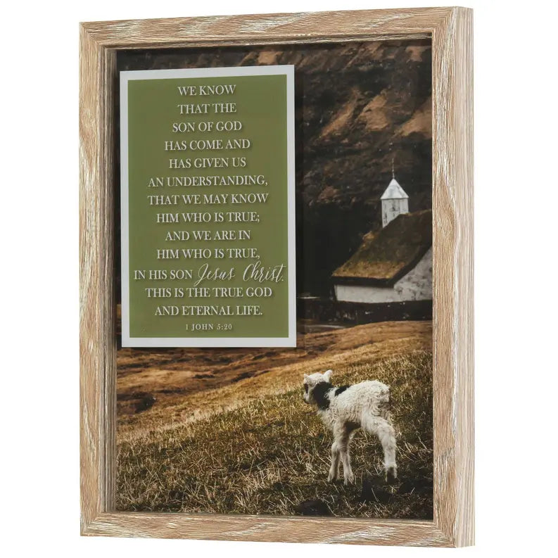 Framed Wall Art The Son Of God 1John5:20 Dicksons Inc