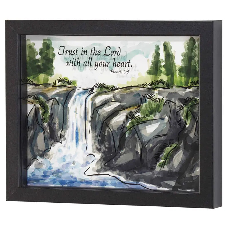 Framed Wall Art Trust Lord Prov 3:5 Dicksons Inc