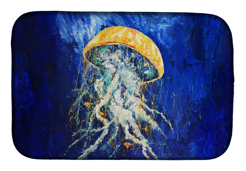 Free Fall Jellyfish Dish Drying Mat Caroline's Treasures