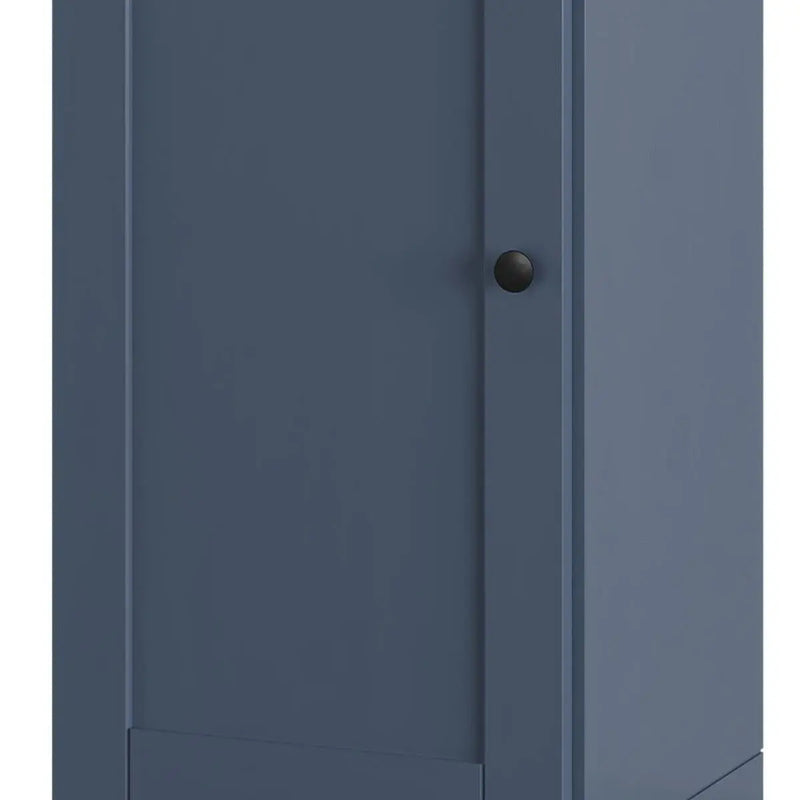 French Blue Ten Pair Solid WoodShoe Storage Cabinet Homeroots Organization