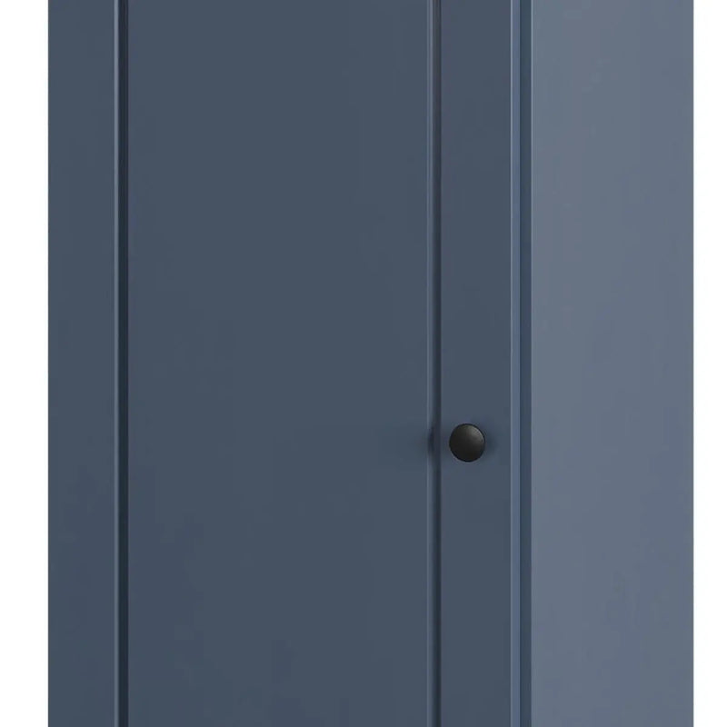 French Blue Ten Pair Solid WoodShoe Storage Cabinet Homeroots Organization