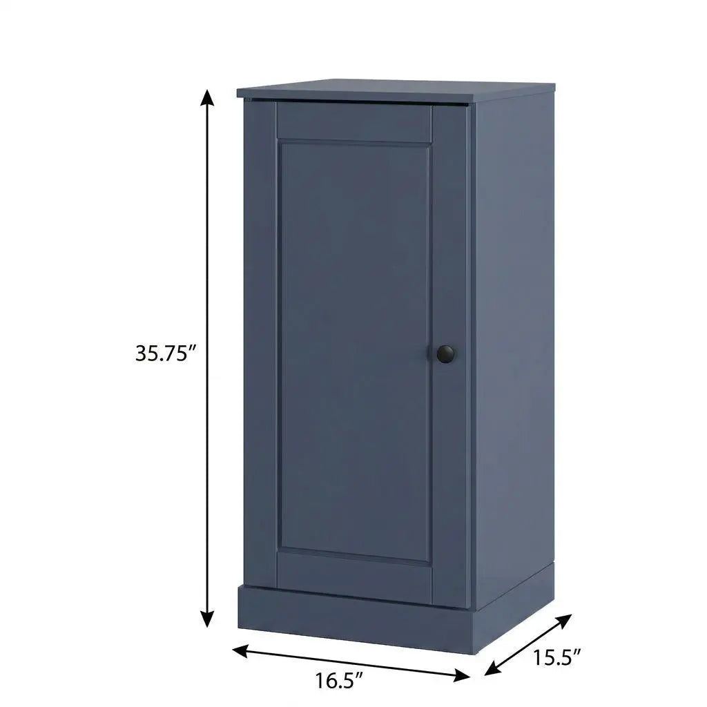 French Blue Ten Pair Solid WoodShoe Storage Cabinet Homeroots Organization