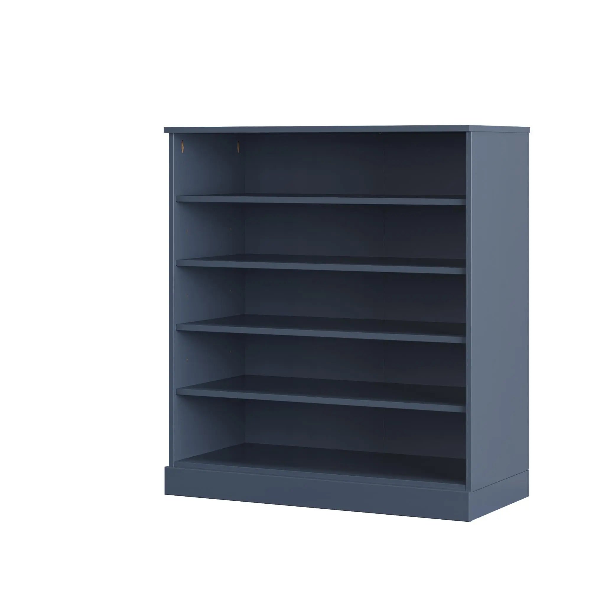 French Blue Twenty Pair Solid WoodShoe Storage Cabinet Homeroots Organization