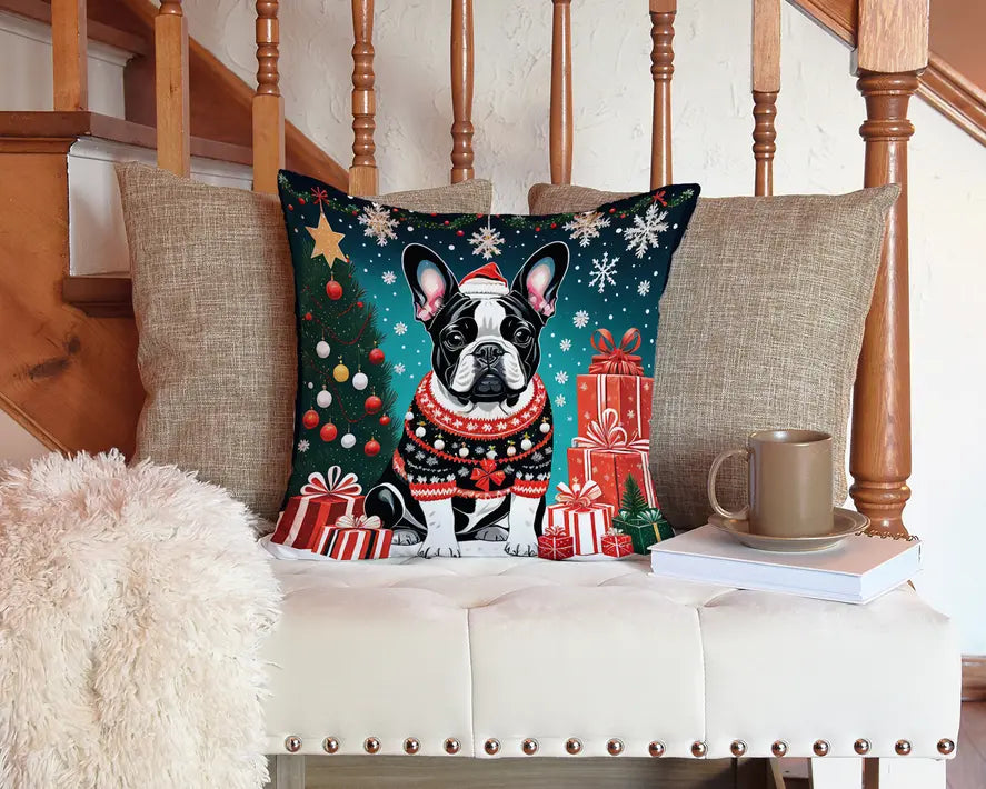 French Bulldog Christmas Foam Coasters Caroline's Treasures
