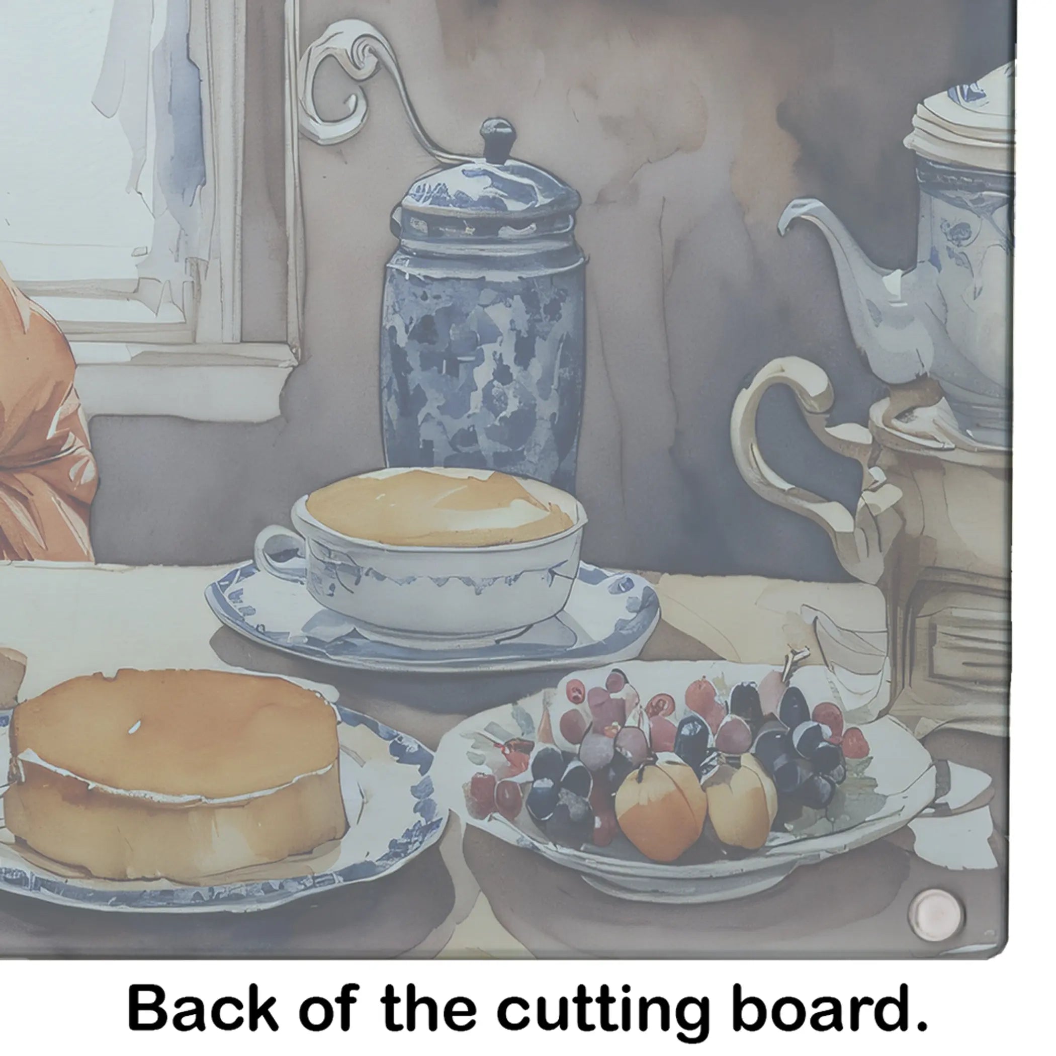 French Bulldog Fall Kitchen Pumpkins Glass Cutting Board Caroline's Treasures