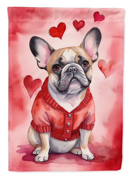 French Bulldog My Valentine Garden Flag Caroline's Treasures